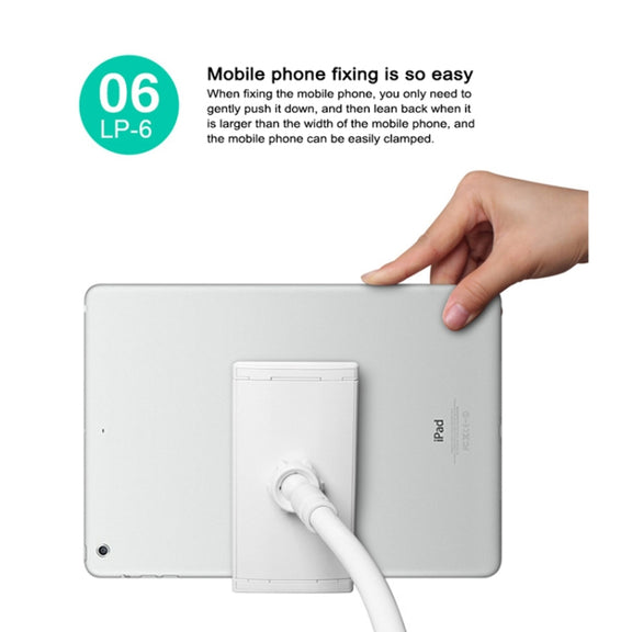 UBN-20 Universal 360 Degrees Rotating Detachable Three-stage Lazy Bracket Mobile Phone / Tablet Desktop Bracket (Grey)