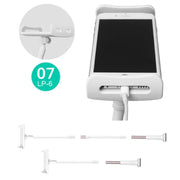 UBN-20 Universal 360 Degrees Rotating Detachable Three-stage Lazy Bracket Mobile Phone / Tablet Desktop Bracket (Grey)