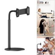ZM-15 Rotatable Aluminum Alloy Desktop Stand Lazy Stand for 4.7-12.9 inch Mobile Phones / Tablets(Black)