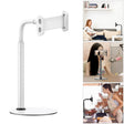 ZM-15 Rotatable Aluminum Alloy Desktop Stand Lazy Stand for 4.7-12.9 inch Mobile Phones / Tablets (White) - Desktop Holder by PMC TechLife | Online Shopping South Africa | PMC TechLife