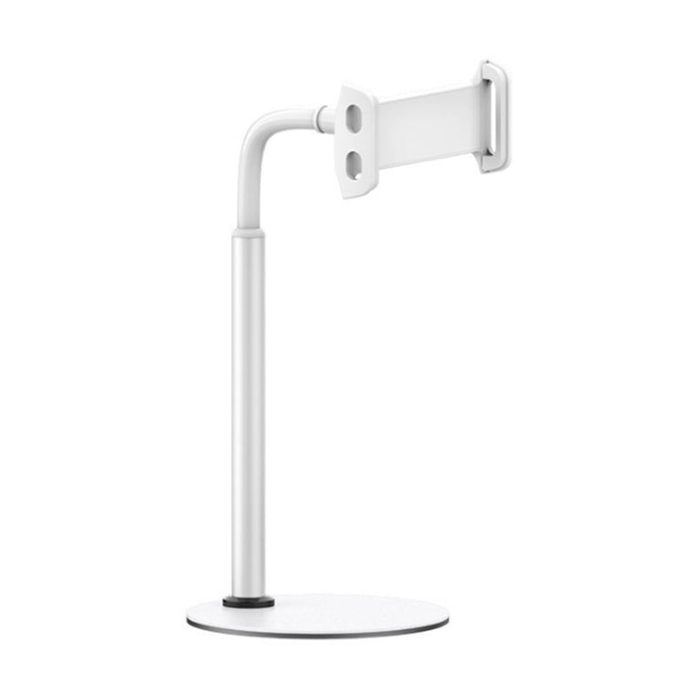 ZM-15 Rotatable Aluminum Alloy Desktop Stand Lazy Stand for 4.7-12.9 inch Mobile Phones / Tablets (White)