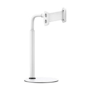 ZM-15 Rotatable Aluminum Alloy Desktop Stand Lazy Stand for 4.7-12.9 inch Mobile Phones / Tablets (White)