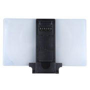 F6 12 inch Universal Foldable 3D Mobile Phone Screen Magnifier with Lazy Stand (Black)