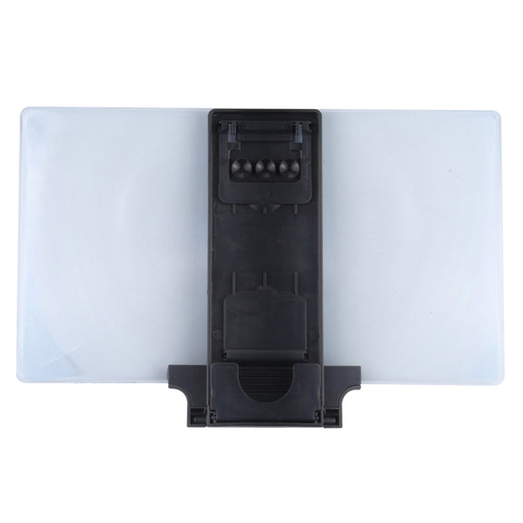 F6 12 inch Universal Foldable 3D Mobile Phone Screen Magnifier with Lazy Stand (Black)