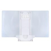 F6 12 inch Universal Foldable 3D Mobile Phone Screen Magnifier with Lazy Stand (White)
