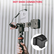 YELANGU PC10 360 Degree Rotating Horizontal Vertical Shooting Phone Clamp Holder Bracket (Black)