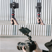 YELANGU PC10 360 Degree Rotating Horizontal Vertical Shooting Phone Clamp Holder Bracket (Black)
