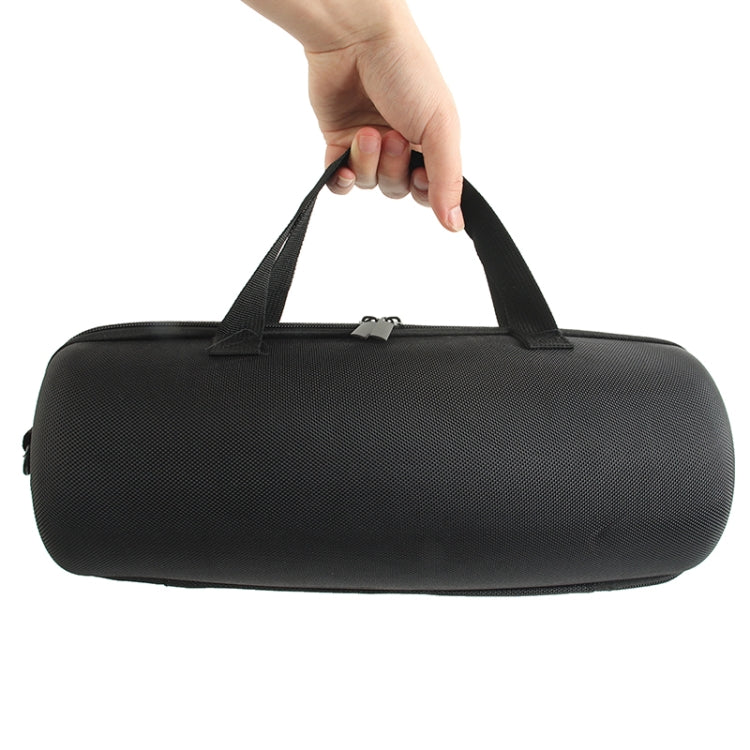 EVA Portable Speaker Storage Box Protective Cover with Shoulder Strap & Carabiner For JBL Charge 5 (Grey)