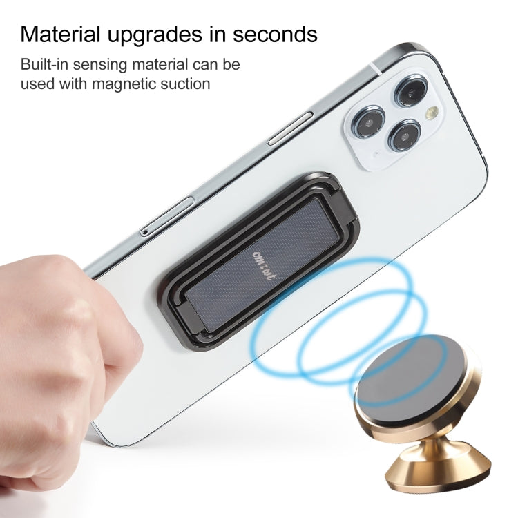 cmzwt CPS-028 Adjustable Folding Magnetic Mobile Phone Desktop Holder Bracket(Black)