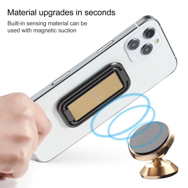 cmzwt CPS-028 Adjustable Folding Magnetic Mobile Phone Desktop Holder Bracket(Gold)