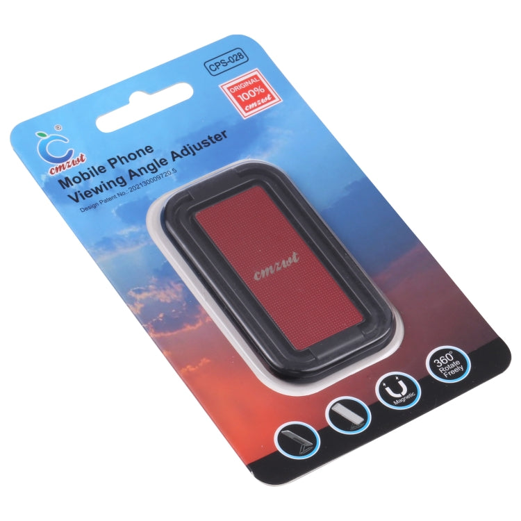 cmzwt CPS-028 Adjustable Folding Magnetic Mobile Phone Desktop Holder Bracket(Red)
