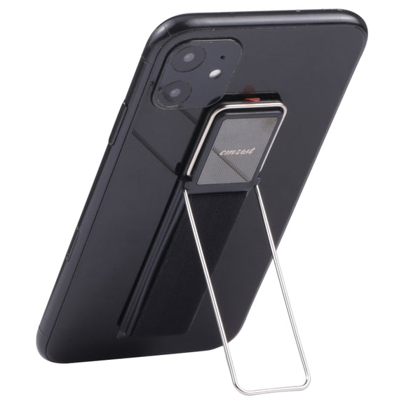 cmzwt CPS-030 Adjustable Folding Magnetic Mobile Phone Holder Bracket with Grip (Black)