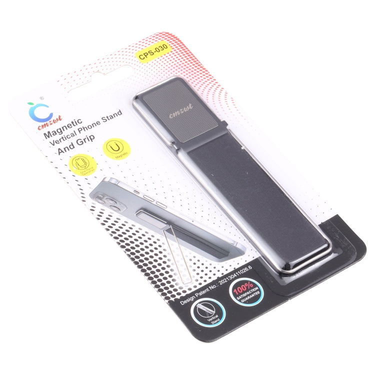 cmzwt CPS-030 Adjustable Folding Magnetic Mobile Phone Holder Bracket with Grip (Black)