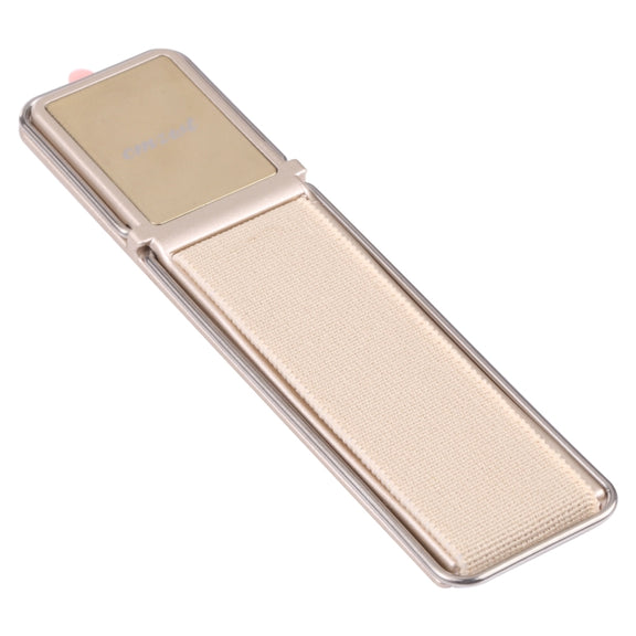 cmzwt CPS-030 Adjustable Folding Magnetic Mobile Phone Holder Bracket with Grip (Gold)