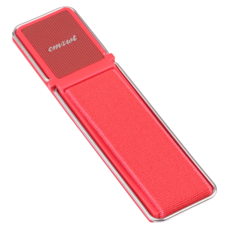cmzwt CPS-030 Adjustable Folding Magnetic Mobile Phone Holder Bracket with Grip (Red)