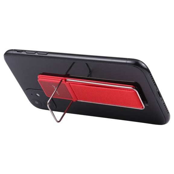 cmzwt CPS-030 Adjustable Folding Magnetic Mobile Phone Holder Bracket with Grip (Red)