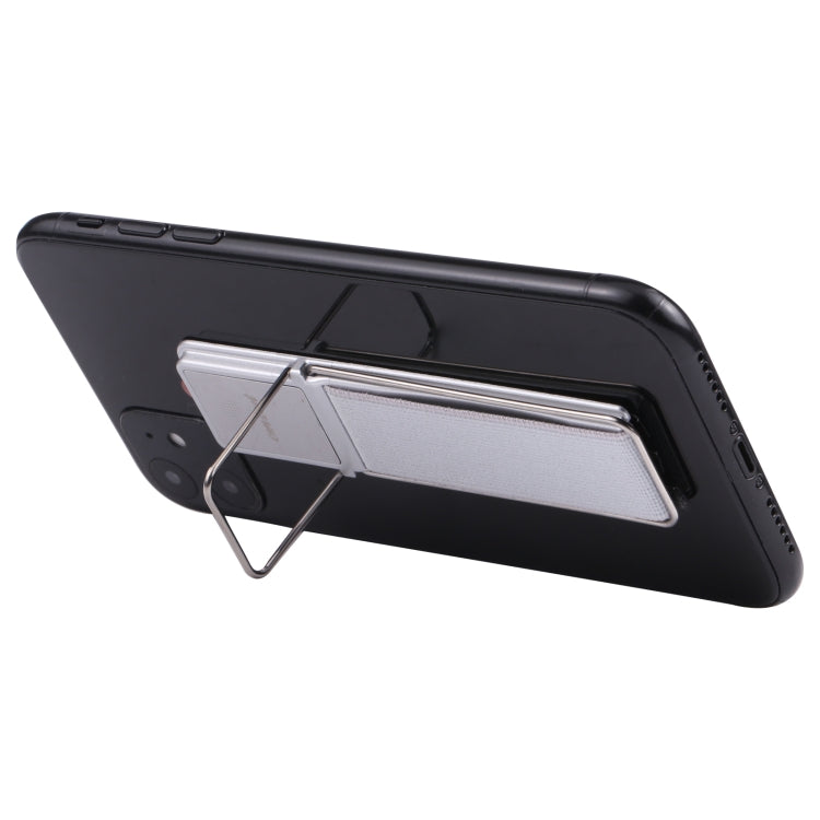 cmzwt CPS-030 Adjustable Folding Magnetic Mobile Phone Holder Bracket with Grip (Silver)