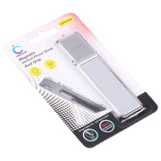 cmzwt CPS-030 Adjustable Folding Magnetic Mobile Phone Holder Bracket with Grip (Silver)