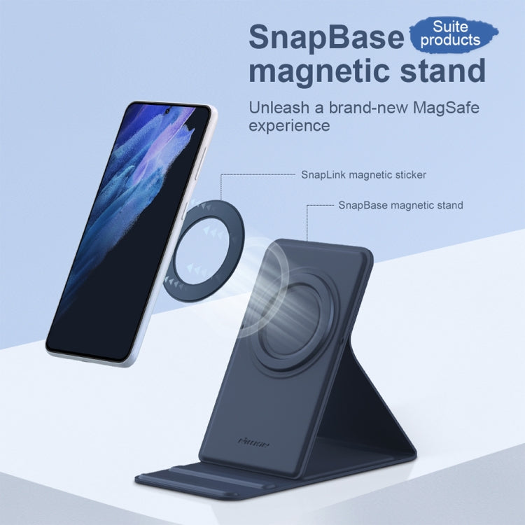 NILLKIN Skin-friendly Version Magsafe Ring Magnetic Mobile Phone Holder Set(Purple)