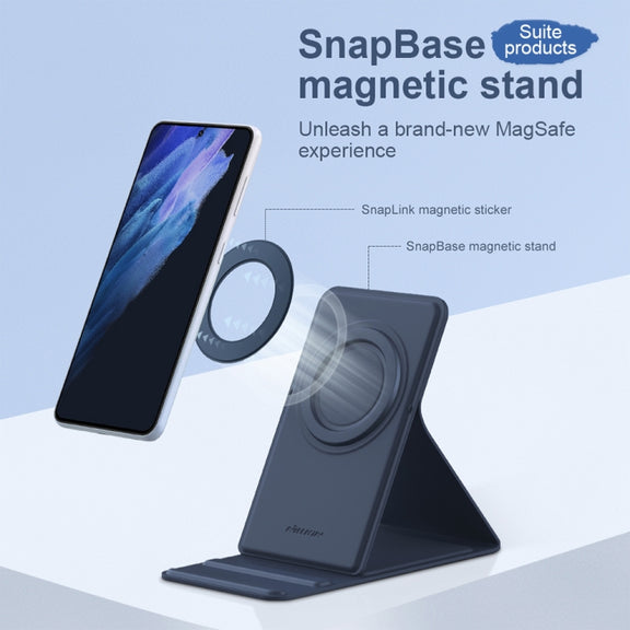 NILLKIN Skin-friendly Version Magsafe Ring Magnetic Mobile Phone Holder Set(Purple)