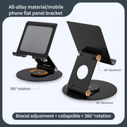 L04 Height / Angle Adjustable Full Metal Folding Laptop Holder For Laptops Below 17.3 inch (Silver)