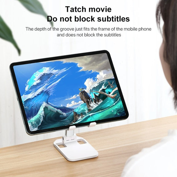 ROCK Desktop Folding Mobile Phone Holder (Black)