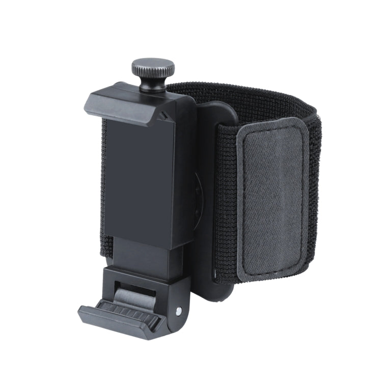 Elastic Wristband Hands Free Phone Holder, Wristband Length: 40cm (Black)