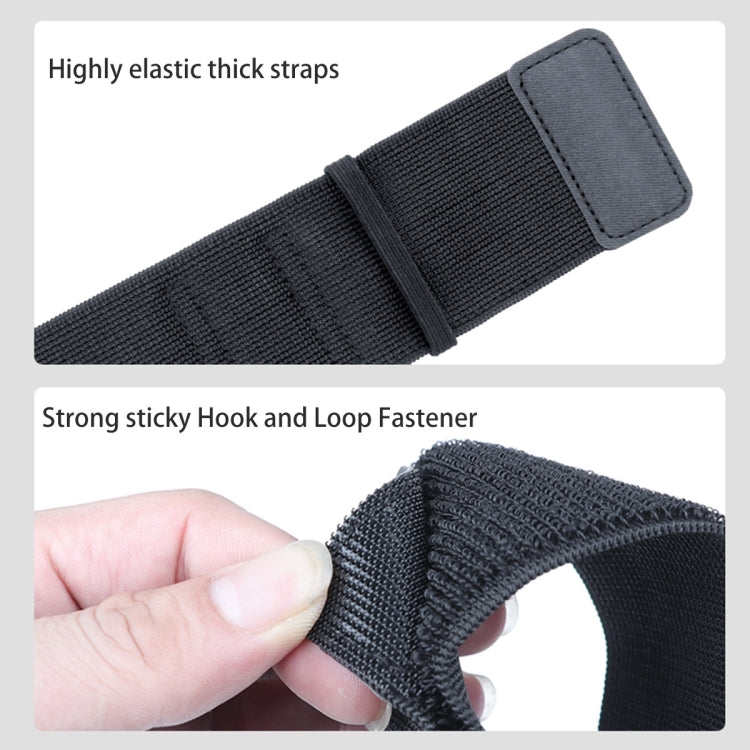 Elastic Wristband Hands Free Phone Holder, Wristband Length: 40cm (Black)