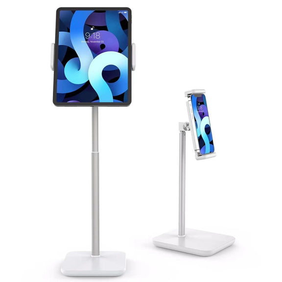 Desktop Liftable Anti-Skid Mobile Phone and Tablet Holder (White)