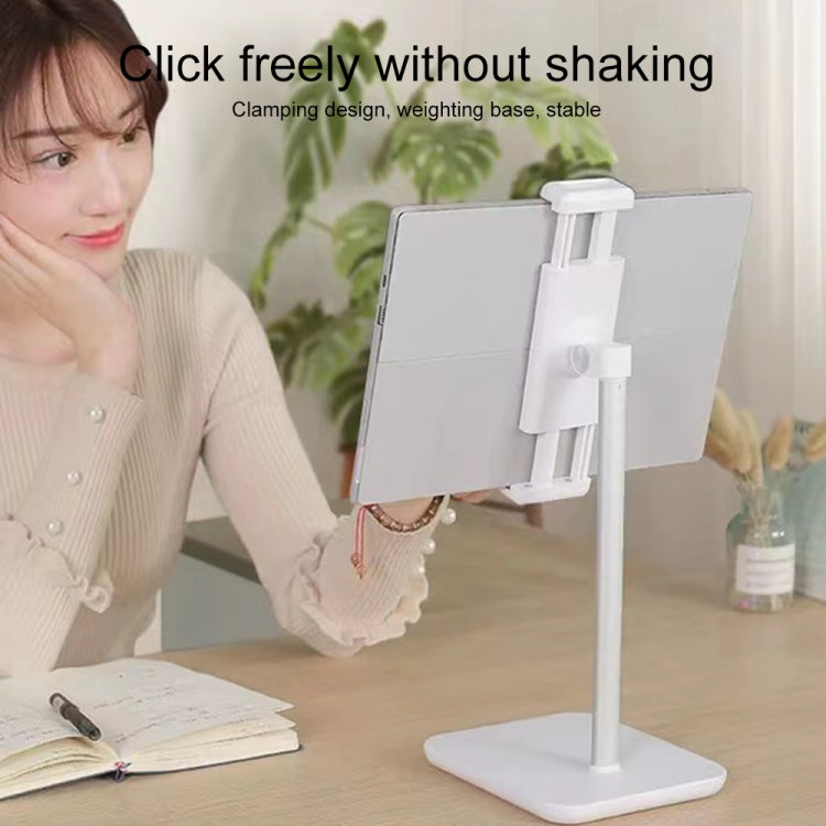 Desktop Liftable Anti-Skid Mobile Phone and Tablet Holder (Black)