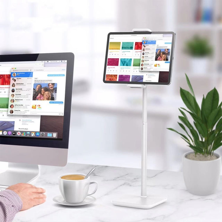 Desktop Liftable Anti-Skid Mobile Phone and Tablet Holder (Black)