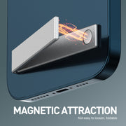 R-JUST SJ07 Linear Shape Magnetic Folding Portable Aluminum Alloy Mobile Phone Holder