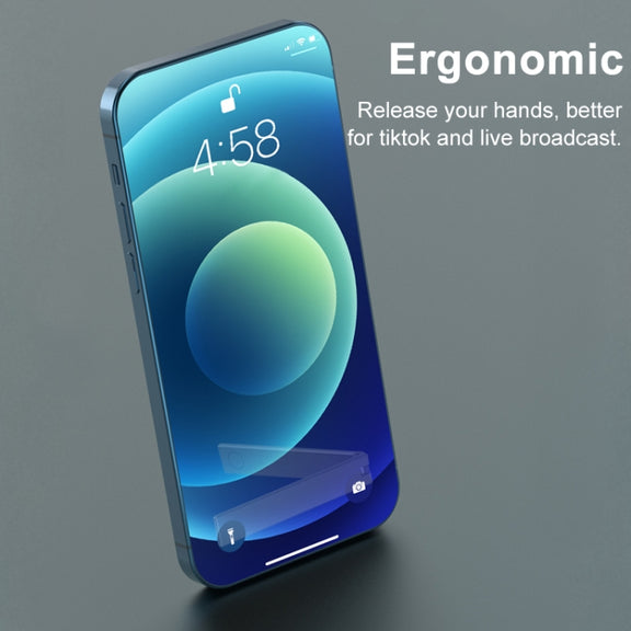 R-JUST SJ07 Linear Shape Magnetic Folding Portable Aluminum Alloy Mobile Phone Holder
