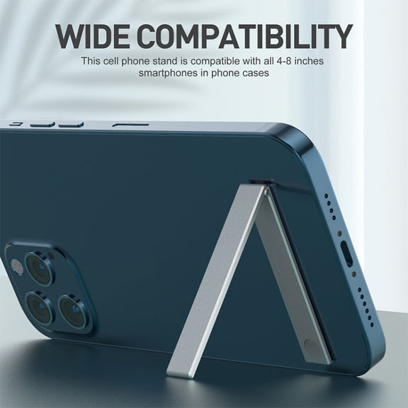 R-JUST SJ07 Linear Shape Magnetic Folding Portable Aluminum Alloy Mobile Phone Holder