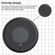 2 in 1 Silicone Desktop Wireless Charger Telescopic Stand For iPhone / Watch Wireless Charger (Black)