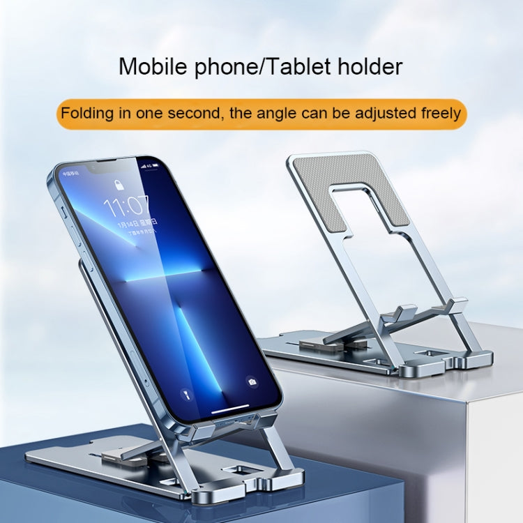 LK022 Portable Foldable Desktop Phone Holder (Grey)