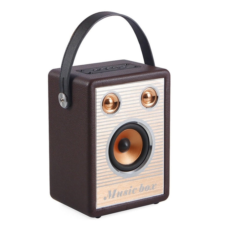 Handheld Wireless Bluetooth Speaker (Brown)
