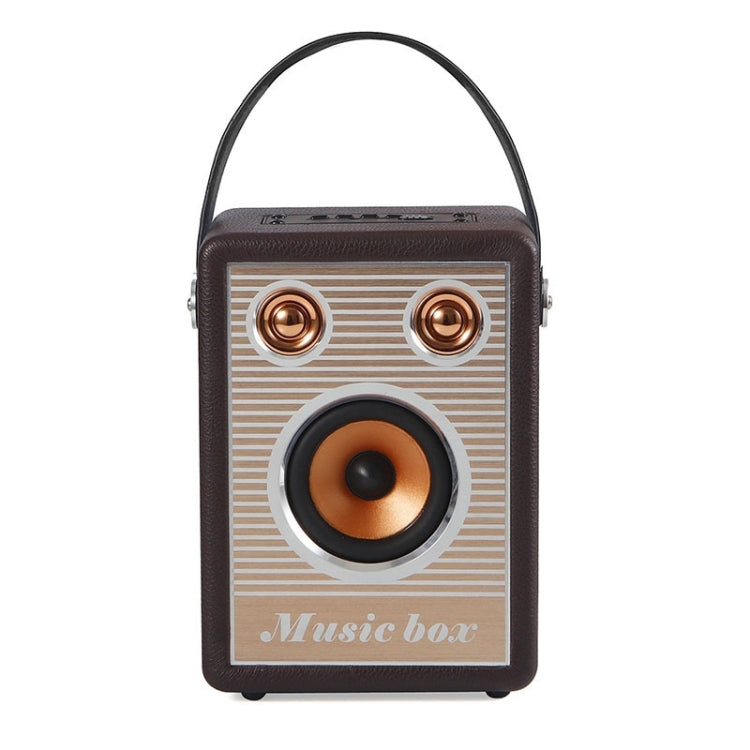 Handheld Wireless Bluetooth Speaker (Brown)