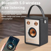 Handheld Wireless Bluetooth Speaker (Black)
