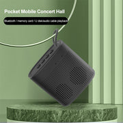 EBS-037 Portable Outdoor Card Mini Wireless Bluetooth Speaker(Blue)