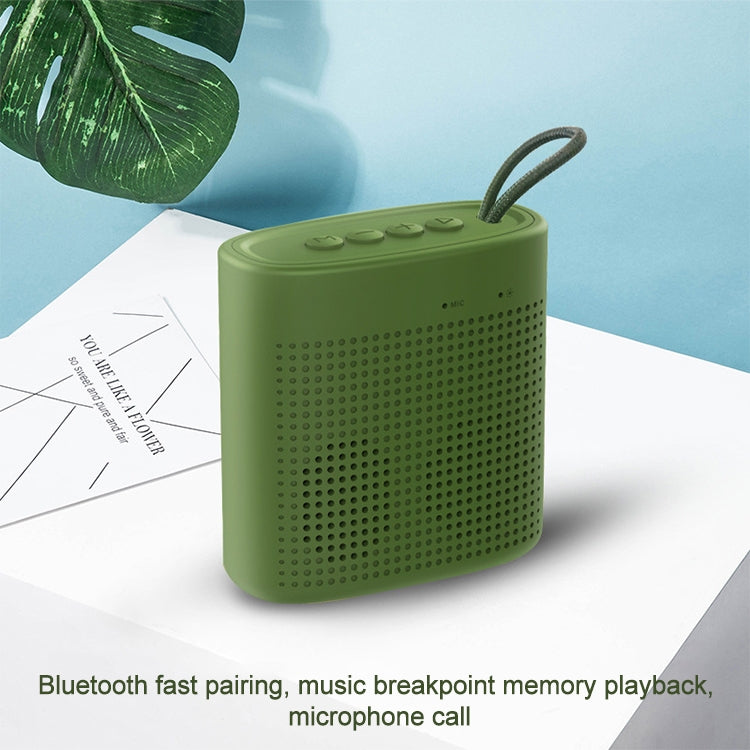 EBS-037 Portable Outdoor Card Mini Wireless Bluetooth Speaker(Blue)