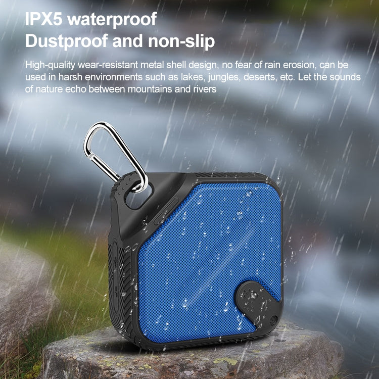 EBS-502 Portable Outdoor Water-resistant Card Mini Wireless Bluetooth Speaker (Red)