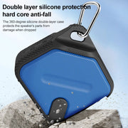 EBS-502 Portable Outdoor Water-resistant Card Mini Wireless Bluetooth Speaker (Red)