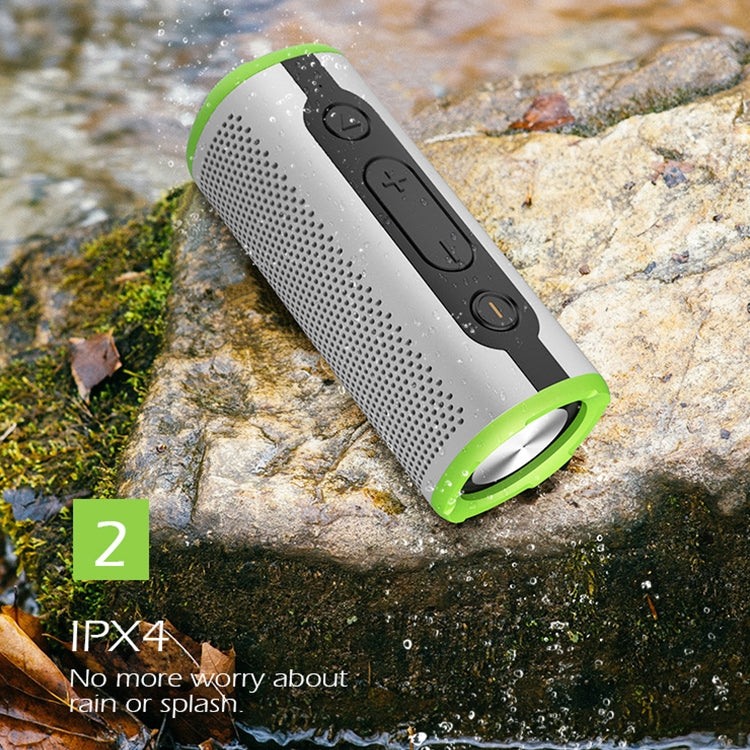 EBS-508 Portable Water-resistant Outdoor Subwoofer Wireless Bluetooth Speaker (Green)