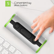 EBS-508 Portable Water-resistant Outdoor Subwoofer Wireless Bluetooth Speaker (Green)
