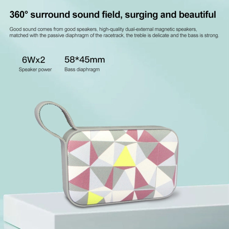 EBS-602 Portable Outdoor Water-resistant Subwoofer Wireless Bluetooth Speaker