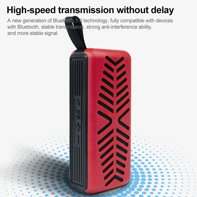 EBS-039 Portable Retro Card Single Speaker Mini Wireless Bluetooth Speaker (Blue)