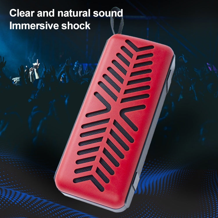 EBS-039 Portable Retro Card Single Speaker Mini Wireless Bluetooth Speaker (Orange)