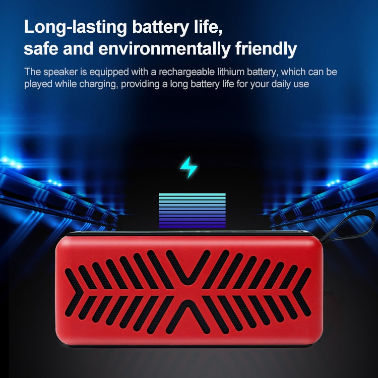 EBS-039 Portable Retro Card Single Speaker Mini Wireless Bluetooth Speaker (Blue)