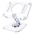 R-JUST T632 Acrylic 360 Degree Rotating Desktop Tablet Stand (Transparent) - free shipping - PMC TechLife - Order now!